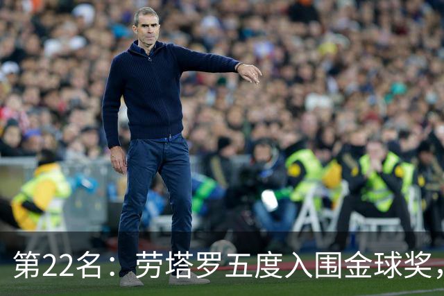 第22名：劳塔罗五度入围金球奖，国米队史第三